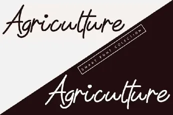 Agriculture Handwritten font