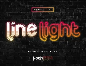 Line Light font