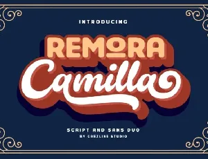 Remora Camilla font