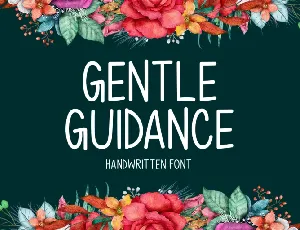 Gentle Guidance font