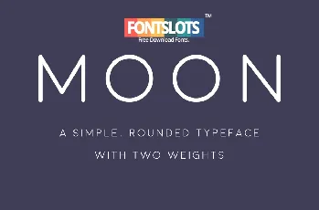 Moon Free font