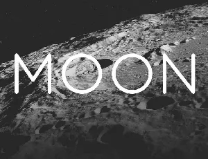 Moon Free font