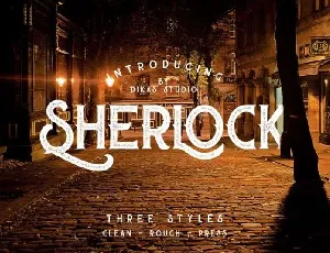 Sherlock Typeface Free font