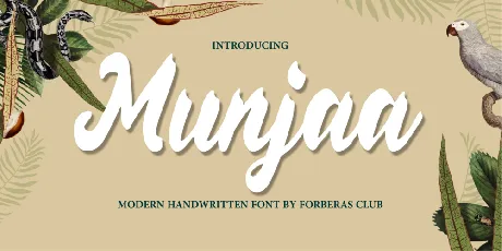 Munjaa Demo font