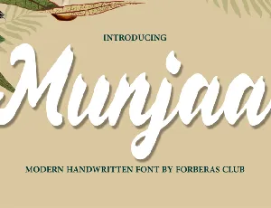 Munjaa Demo font