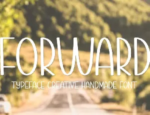 Forward Display font