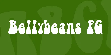 Bellybeans FG font