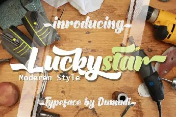 Luckystar Bold Script font