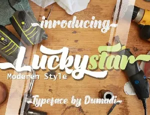 Luckystar Bold Script font