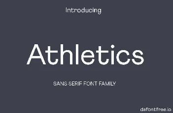 Athletics font