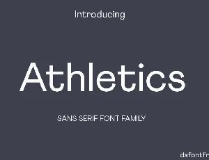 Athletics font