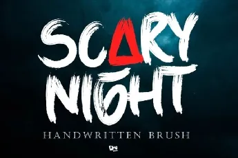 Scary Night font