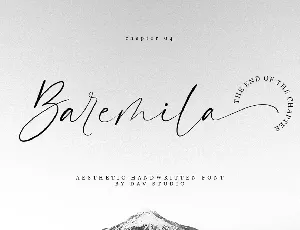 Baremila font