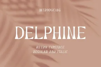 Delphine font