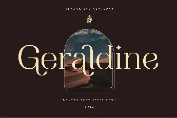 Geraldine font