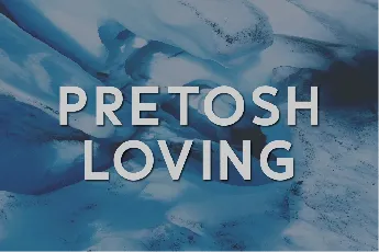 Pretosh Loving font