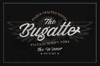 Bugatte font