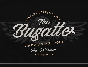 Bugatte font