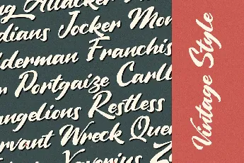 Vintage Style font