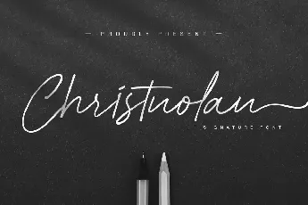 Christnolan Demo font