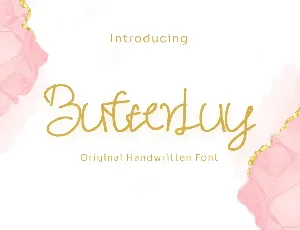 Butterluy font