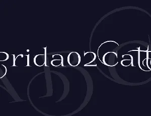 Prida02Calt font