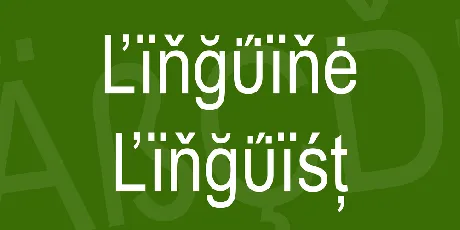 Linguine Linguist font