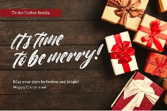 Christmas Theme font