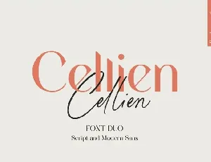 Cellien Duo font