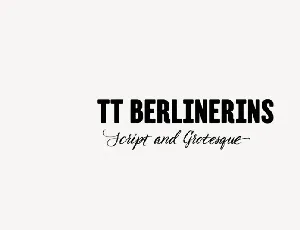 TT Berlinerins Duo font