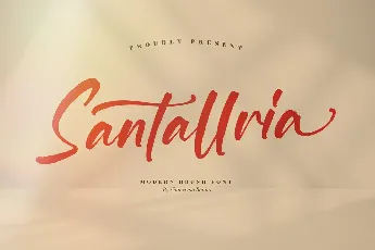 Santallria font