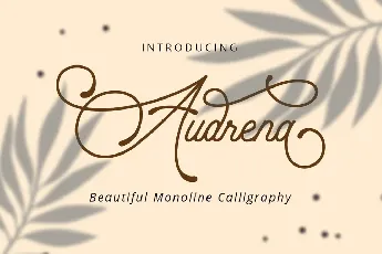 Audrena font