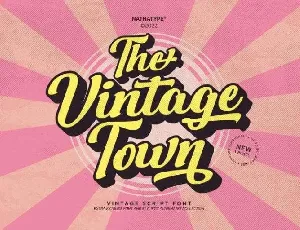 The Vintage Town font