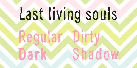 Last living souls font