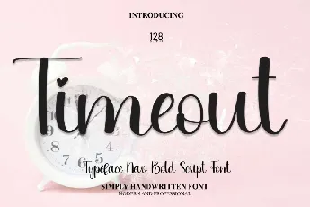 Timeout Script font