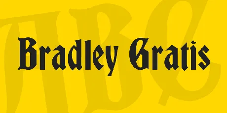 Bradley Gratis font