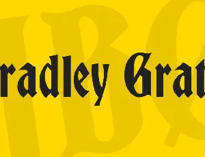 Bradley Gratis font