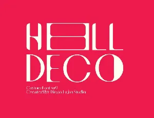 Hell Deco font