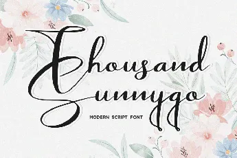 Thousand Sunnygo font