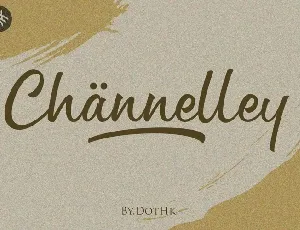 Channelley Script font