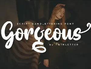 Gorgeous Script font