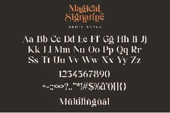 Magical font