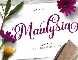 Maulysia font