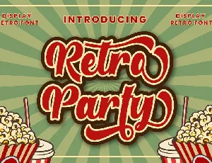 Retro Party font
