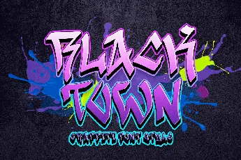 Black Town Demo font