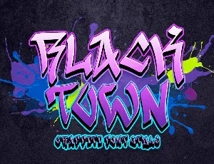 Black Town Demo font