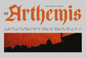 CS Arthemis font