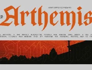 CS Arthemis font