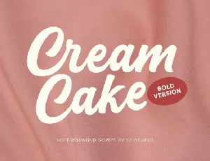 Cream Cake font