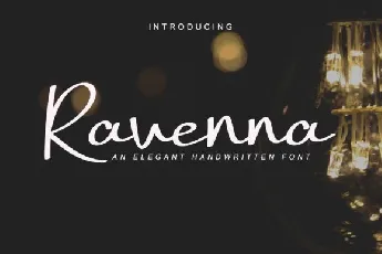 Ravenna Handwritten Signature font